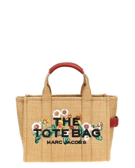 Marc Jacobs Multicolor 'the Daisy Woven Medium Tote' Shopping Bag