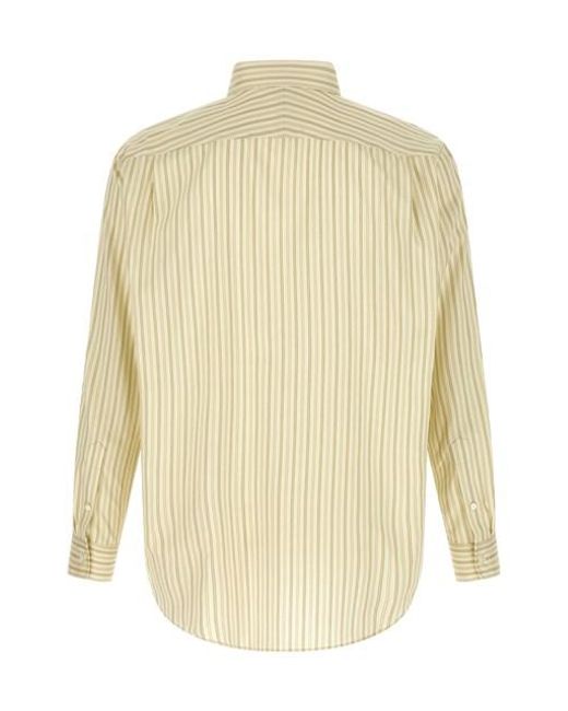 Camicia Cotone E Seta di Auralee in White da Uomo