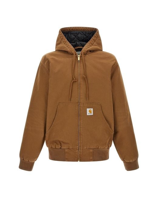 Carhartt Brown 'og Active' Jacket for men