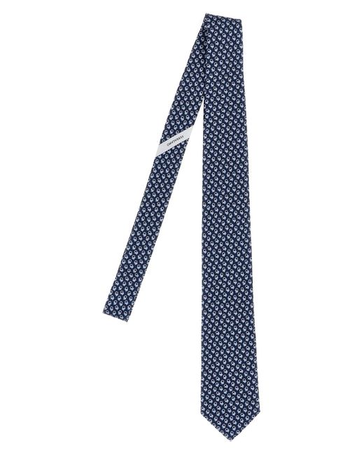 Ferragamo Bedruckte Krawatte in Blue für Herren