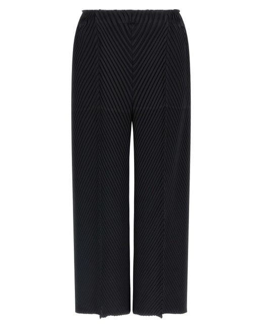 Issey Miyake Blue Hose "Soft Fold Pleats"