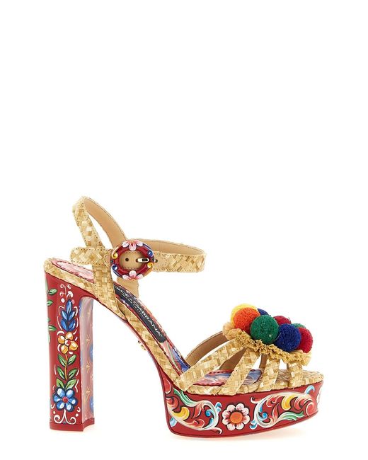 Dolce & Gabbana Pink 'keira' Sandals