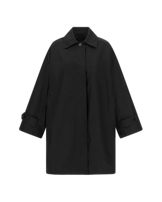 Totême Black 2-in-1 Car Coat