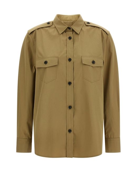 Prada Green Poplin Shirt