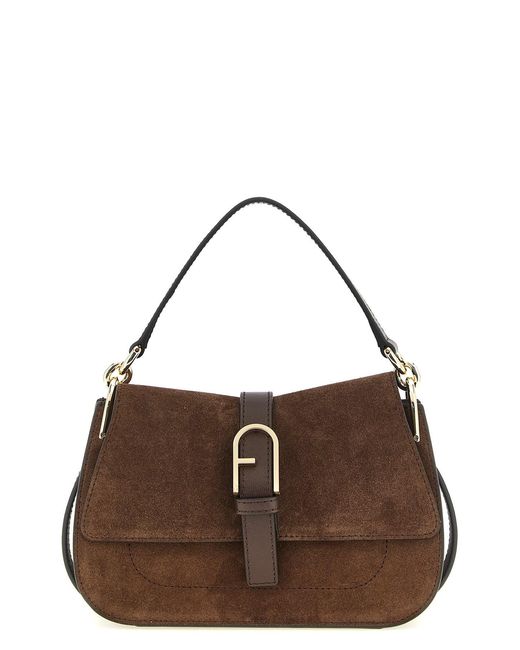 Furla Brown ' Flow' Mini Handbag