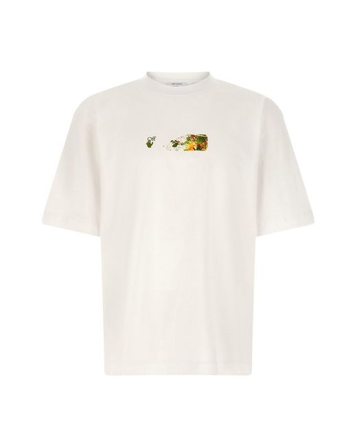 Off-White c/o Virgil Abloh White 'spices Arrow Skate' T-shirt for men