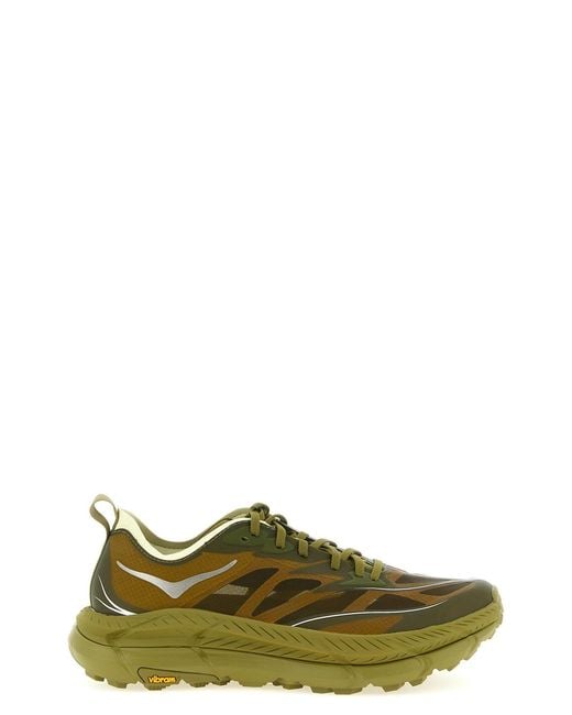 Hoka One One Green 'mafate Speed 4 Lite' Sneakers