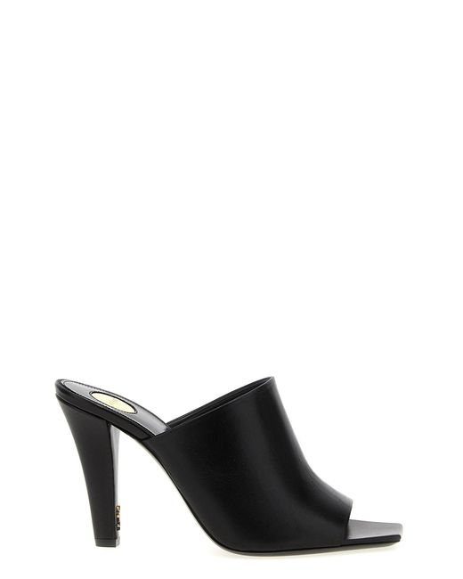 Saint Laurent Black Jill 95 Mule