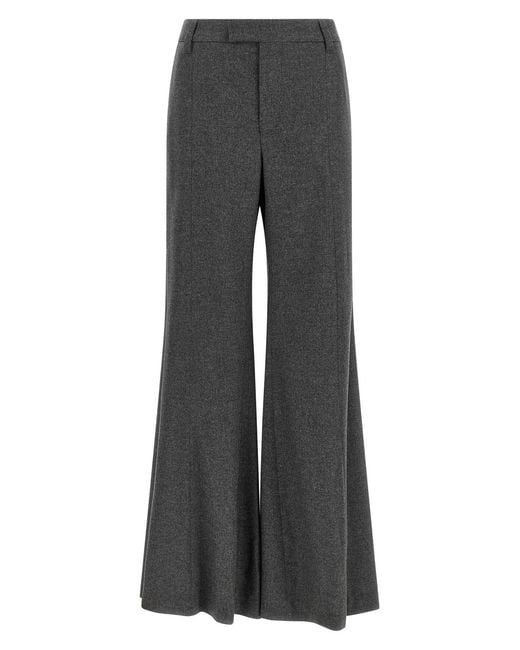 Brunello Cucinelli Gray 'wide Flare' Pants