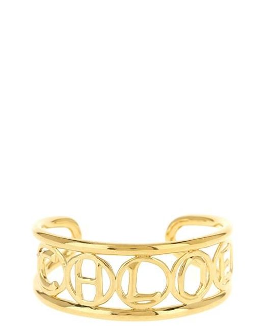 Bracciale Script' di Chloé in Metallic