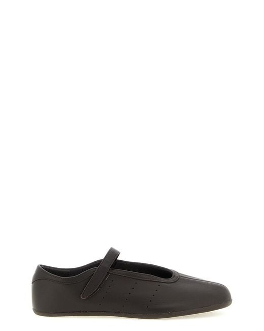 Adidas Originals Black 'stan Smith Lo Ballet' Ballet Flats