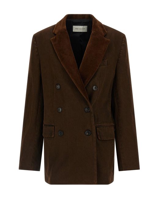 Dries Van Noten Brown 'befya' Blazer