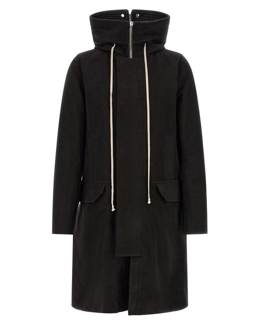 Rick Owens Black 'megaparka' Parka for men