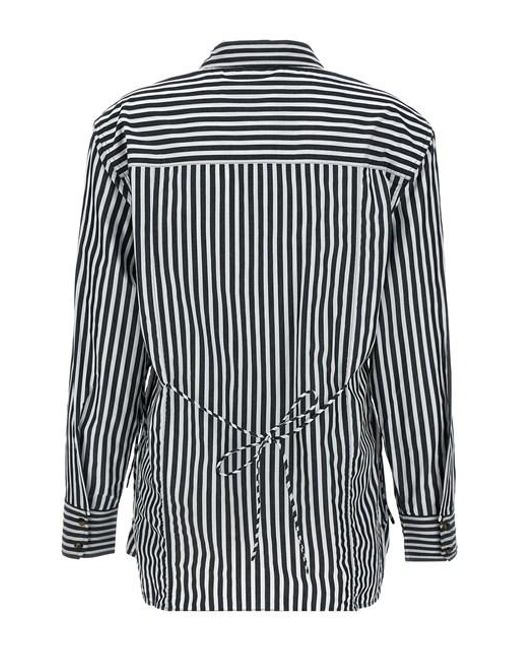 Camicia lacci di Ganni in Black