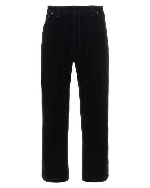 Prada Blue Velvet Pants for men