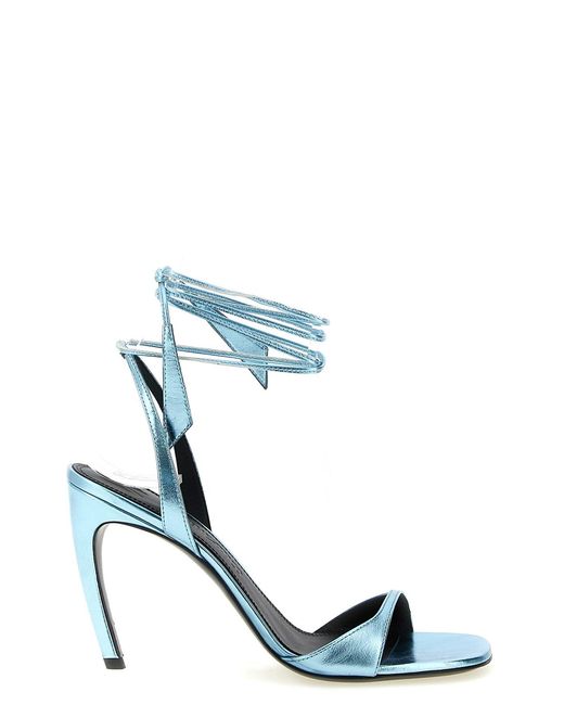The Attico Blue 'ora' Sandals