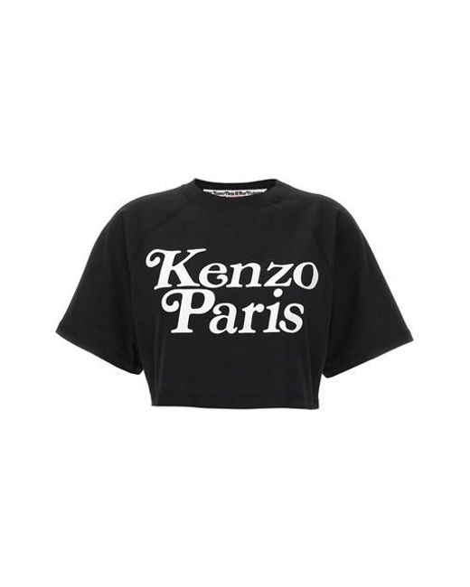 KENZO Black Cropped T-shirt
