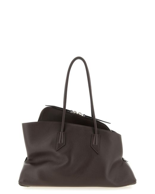 The Attico Brown 'la Passeggiata Medium' Shoulder Bag