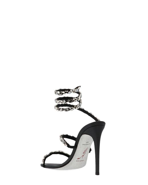 rene caovilla cleo black