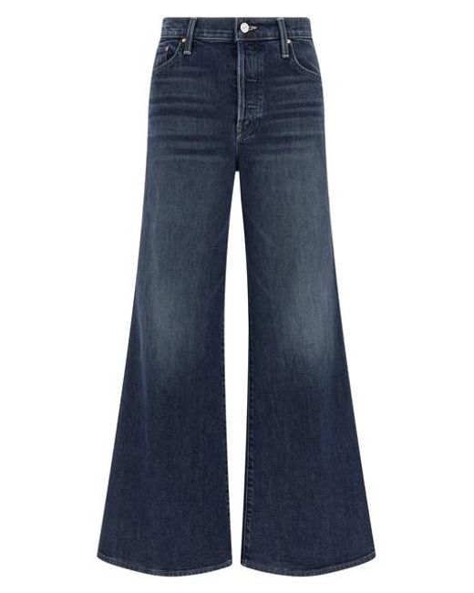 Mother Blue 'the Tomcat Roller Skimp' Jeans