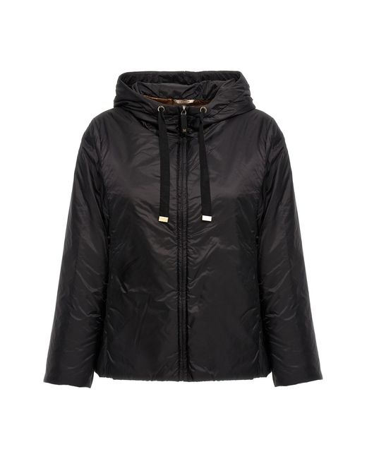 Max Mara Black 'greenh' Down Jacket