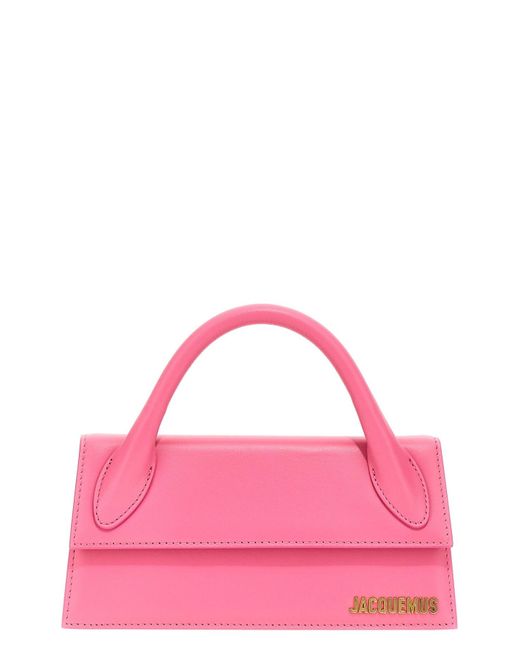 Jacquemus Pink 'le Chiquito Long' Handbag