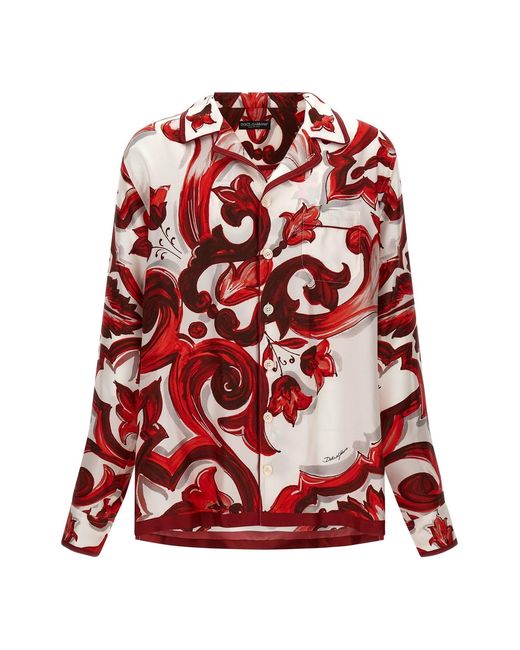 Dolce & Gabbana Red 'vanity' Shirt for men