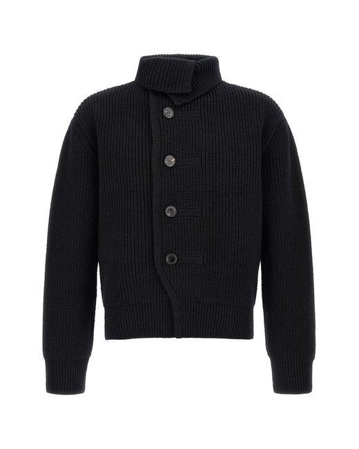 Dries Van Noten Black 'marino' Cardigan for men