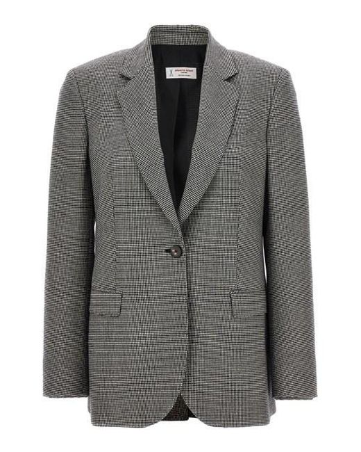 Blazer pied de poule di Alberto Biani in Black