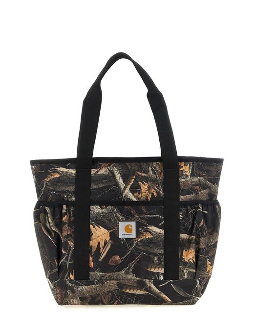 Carhartt Black 'clapton' Shopping Bag for men