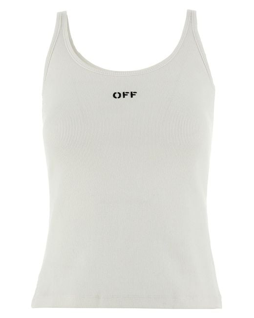 Off-White c/o Virgil Abloh White 'off Stamp' Top
