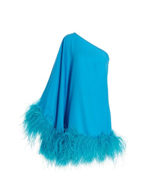 ‎Taller Marmo Blue 'feathered Ubud' Dress