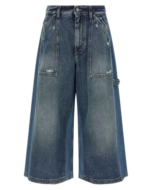 Dolce & Gabbana Blue Dolce & Gabbana Denim Bermuda Shorts