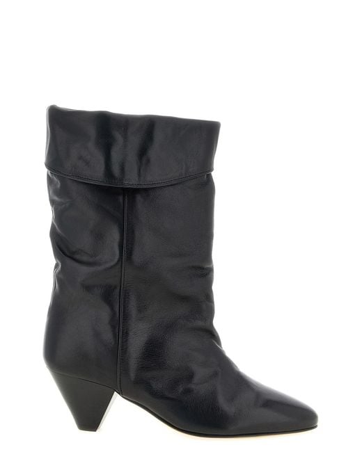 Isabel Marant Black 'dalby' Ankle Boots