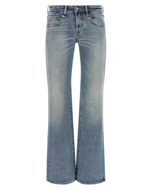 R13 Blue 'boy Flare' Jeans