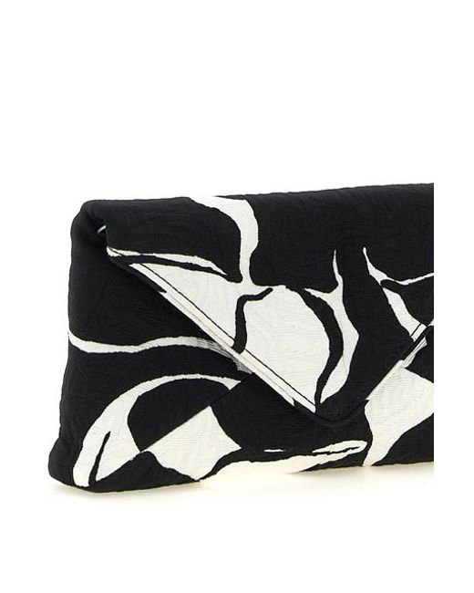 Clutch 'Envelope' di Dries Van Noten in Black