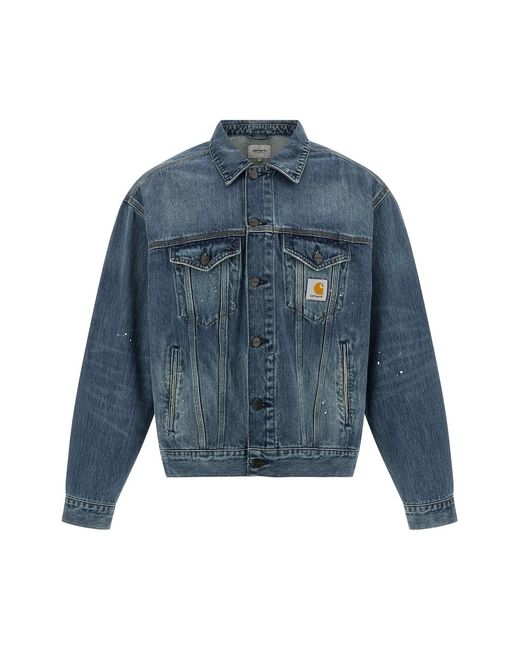 Carhartt Blue 'helston' Jacket for men