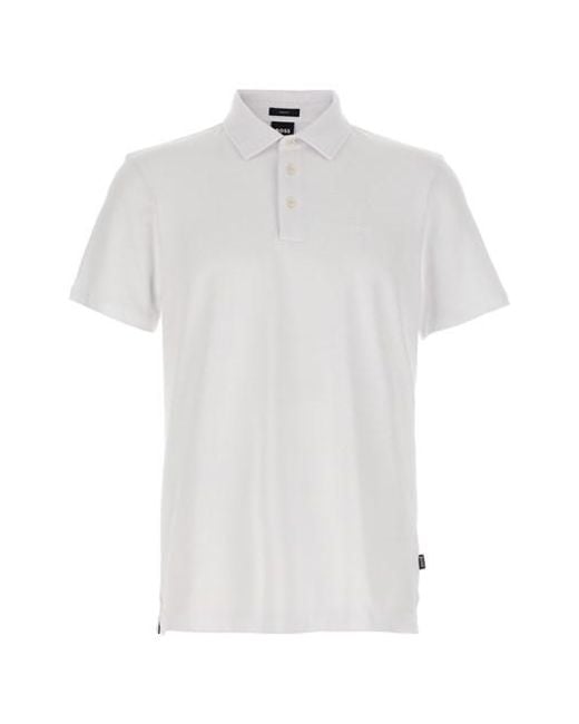 Boss White 'palosh 30' Polo Shirt for men