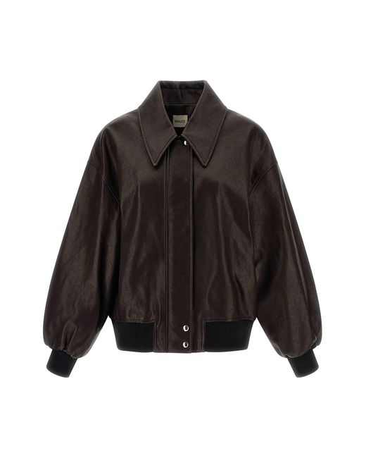 Khaite Black 'shelman' Jacket