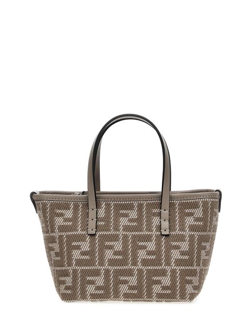 Fendi Brown Schopper-Tasche "Roll Mini"