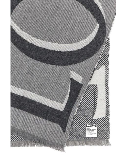 Sciarpa Double-Face di Loewe in Gray