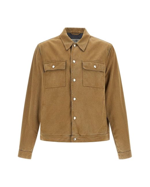 MM6 by Maison Margiela Natural 'trucker' Jacket for men