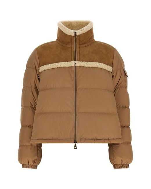 Moncler Brown 'aurore' Down Jacket