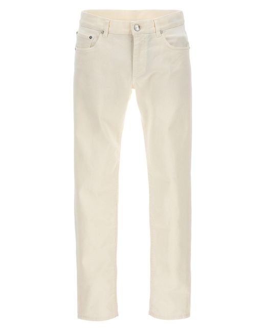 Etro Jeans Mit Farblich Abgestimmtem Logo in Natural für Herren