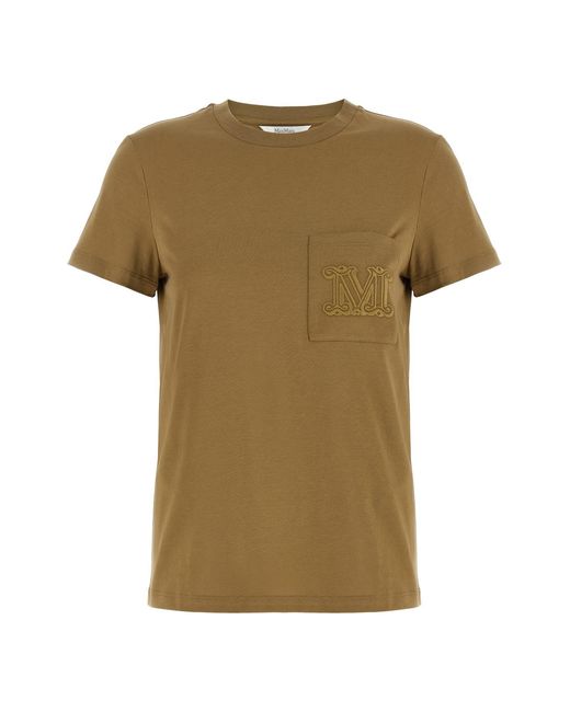 Max Mara Green 'papaia' T-shirt