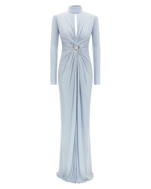Elisabetta Franchi Blue 'red Carpet' Long Dress