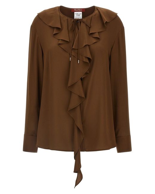 Max Mara Brown 'mstepica' Shirt