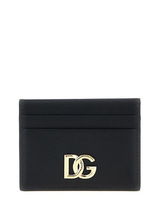 Portacarte 'Capri' di Dolce & Gabbana in Black