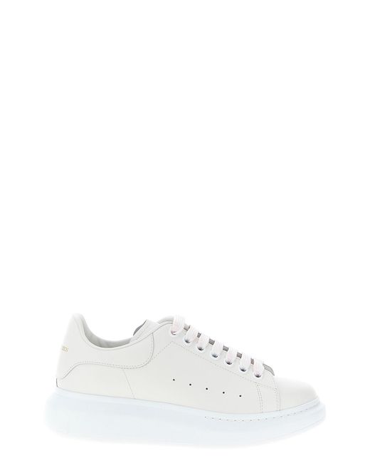 McQueen White 'Oversize Sole' Sneakers