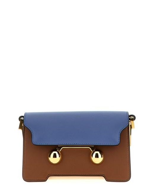 Borsa a spalla 'Trunkaroo' mini di Marni in Blue